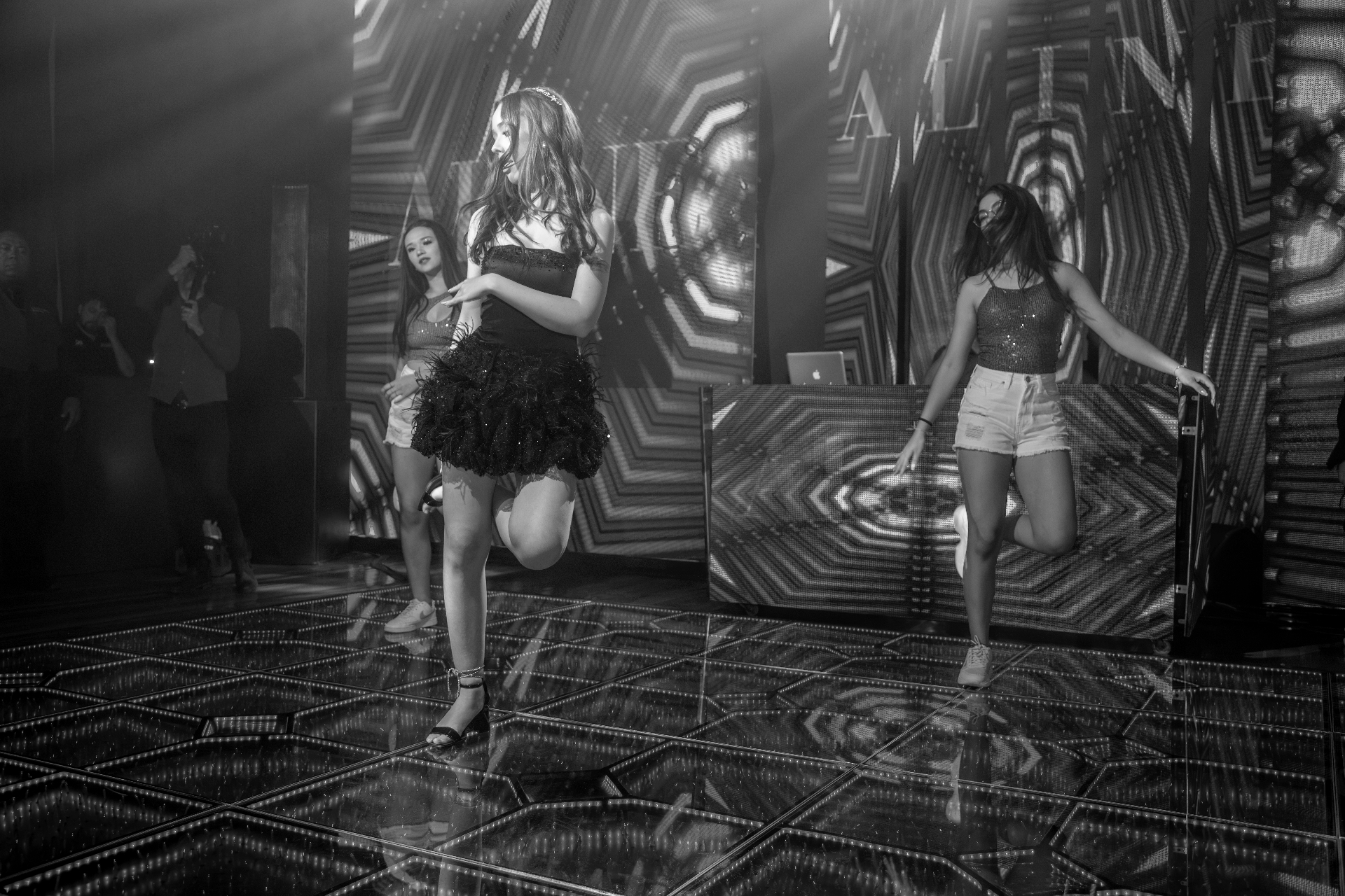 Coreografia na pista de dança